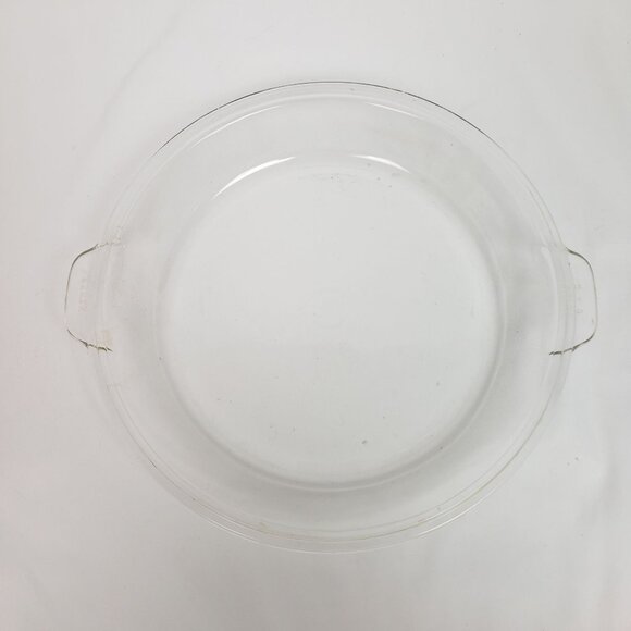 VINTAGE Pyrex 686C A-Z Clear Pie Plate Baking Dish Pan Replacement Lid 9"X1.25" - Picture 1 of 6